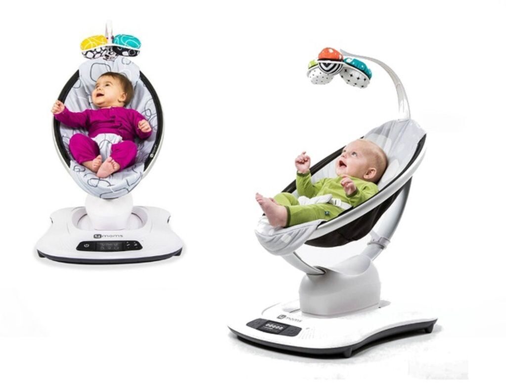 ПРОКАТ: Качели для новорожденных 4Moms MamaRoo Plush RS 4.0